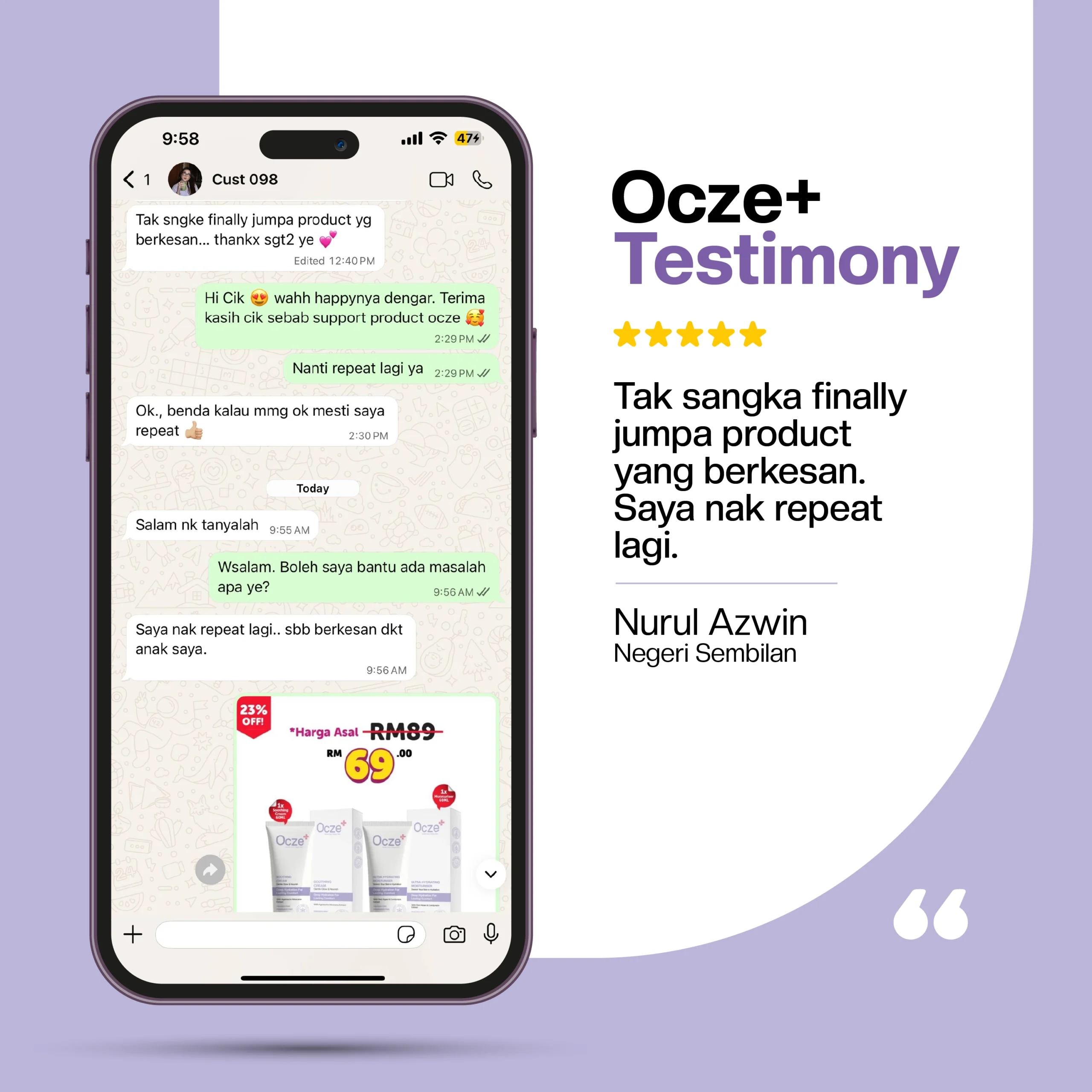 Customer review photo 1