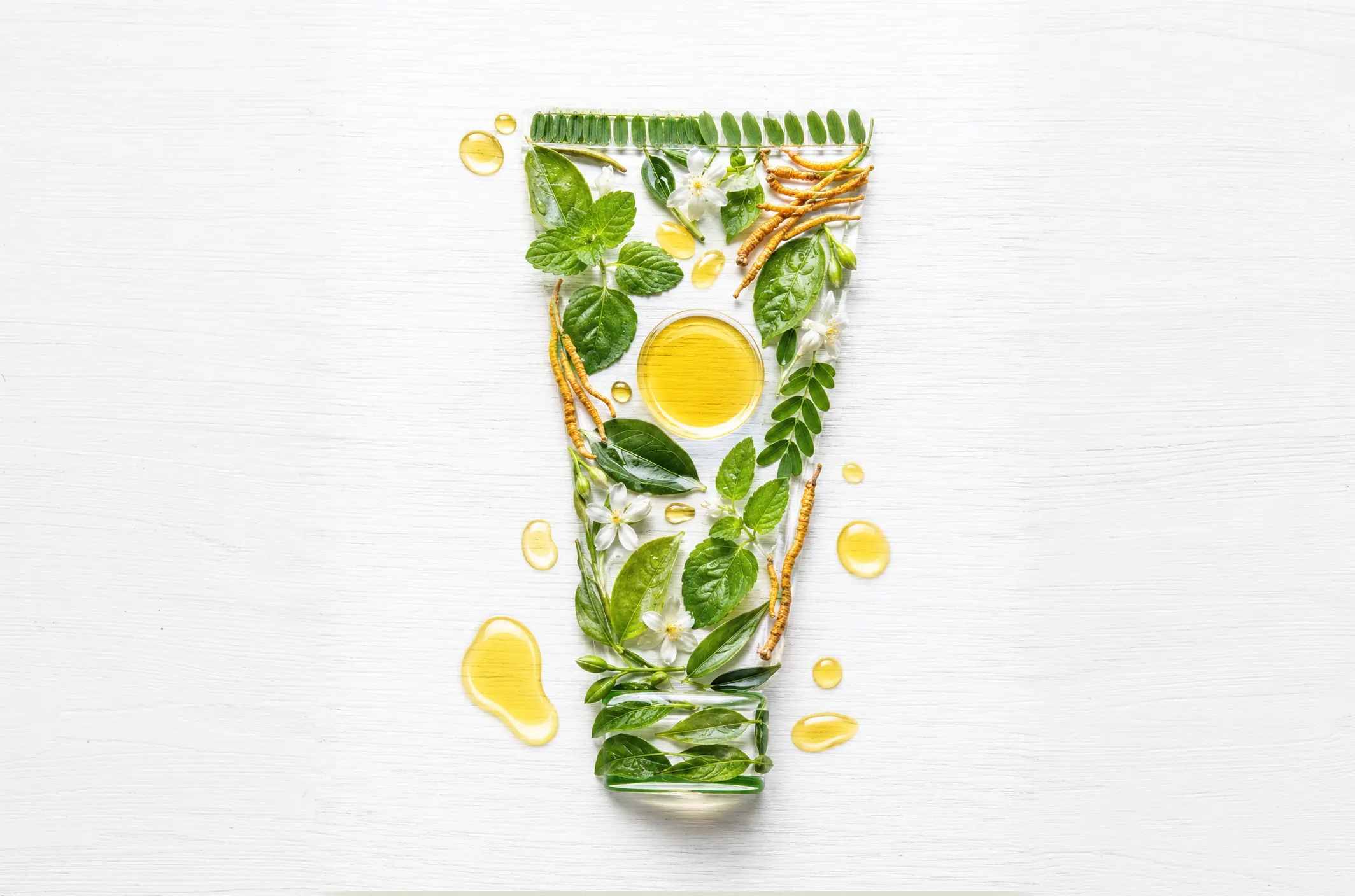 Natural ingredients for sensitive skin