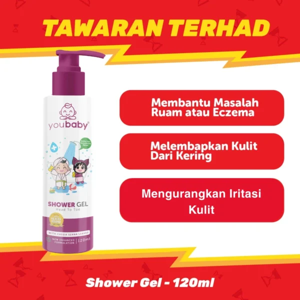 Pakej 1 Botol Shower Gel 120ml Promo